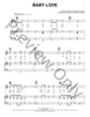 Baby Love piano sheet music cover